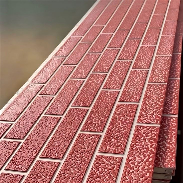 Insulated Carved Metal Wall Panel | 16mm PU Core Exterior Cladding suppliers
